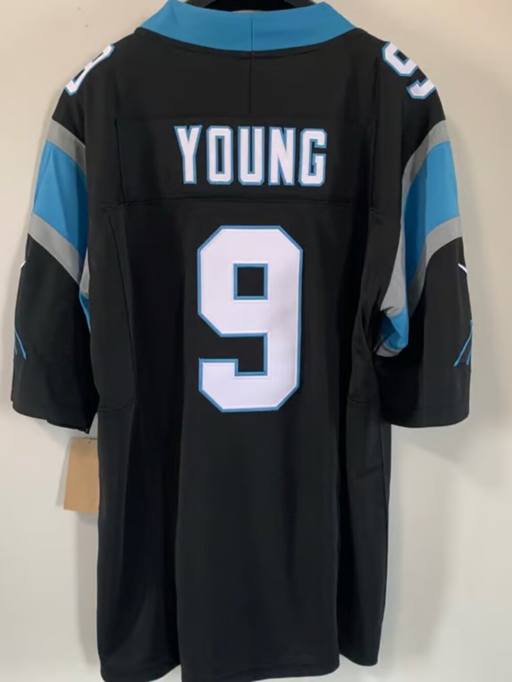 Bryce Young Black Vapor Stitched Jersey